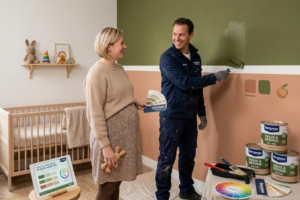 Babykamer schilderen in 2026 trends én veilige verfkeuzes
